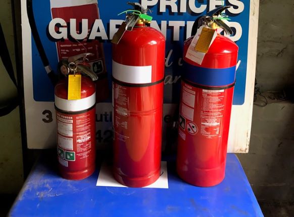 We have a wide range of different fire extinguishers for hire